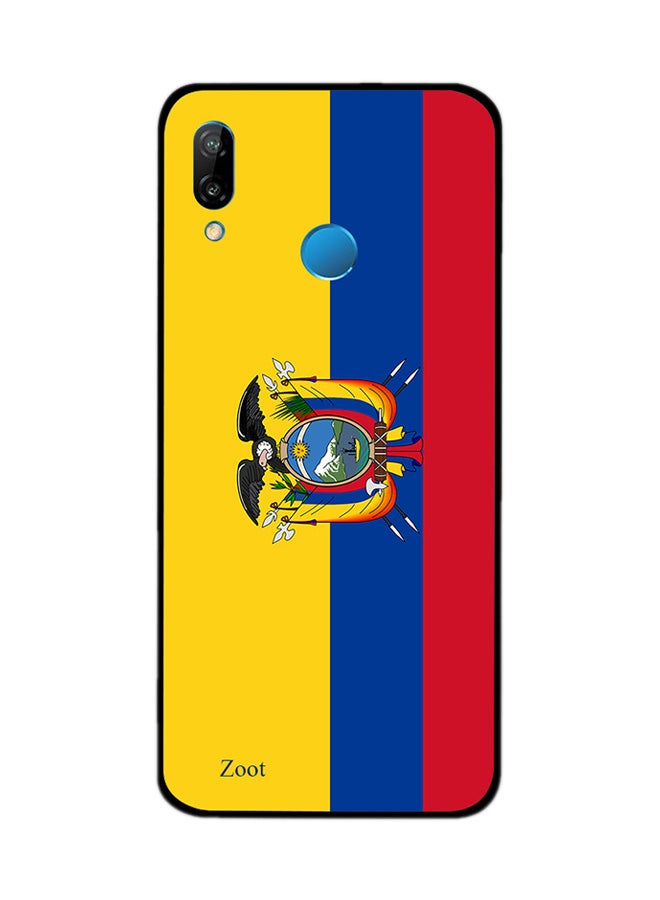 Thermoplastic Polyurethane Protective Case Cover For Huawei Nova 3e Ecuador Flag