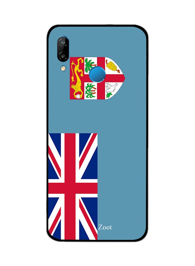 Thermoplastic Polyurethane Protective Case Cover For Huawei Nova 3e Fiji Flag