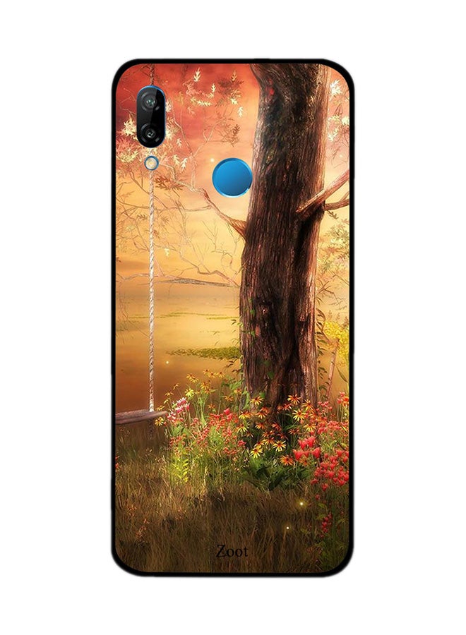Thermoplastic Polyurethane Protective Case Cover For Huawei Nova 3e Hanging From Tree