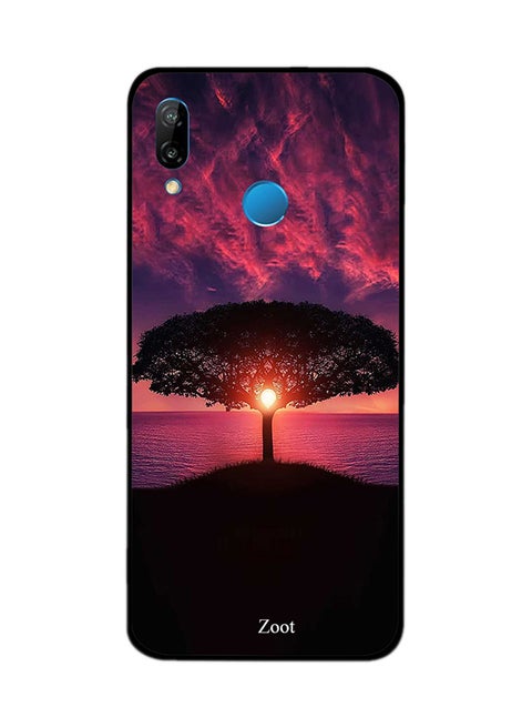 Thermoplastic Polyurethane Protective Case Cover For Huawei Nova 3e Enlighten Tree