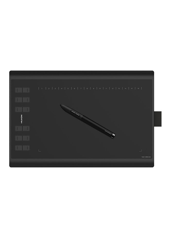 HUION New 1060 Plus Graphic Tablet Black  - Image 1