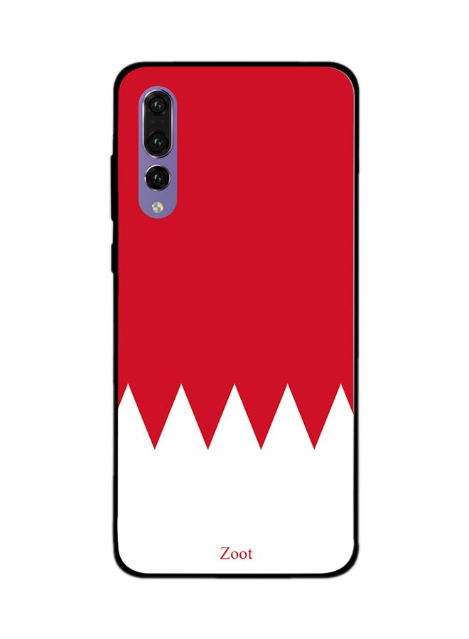 Zoot Thermoplastic Polyurethane Skin Case Cover -for Huawei P20 Pro Bahrain Flag Bahrain Flag