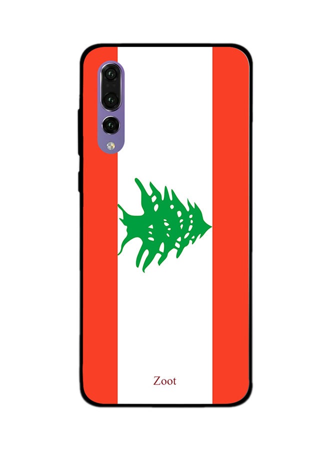 Zoot Thermoplastic Polyurethane Protective Case Cover For Huawei P20 Pro Lebanon Flag