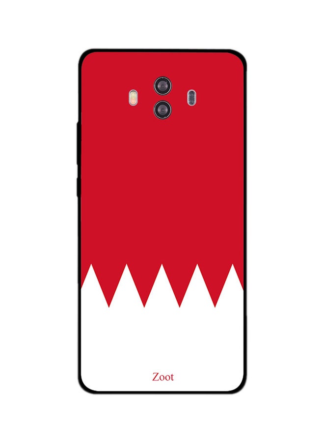 Zoot Thermoplastic Polyurethane Skin Case Cover -for Huawei Mate 10 Bahrain Flag Bahrain Flag