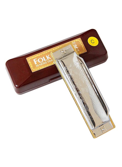 10-Holes Diatonic Key Harmonica