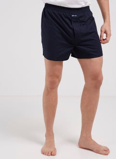 Low-Rise Boxer Navy Blue