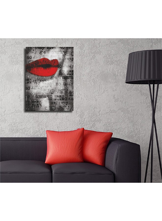 SYMPHONY Decorative Wooden Canvas Painting Multicolour 30 x 40cm  - Image 3