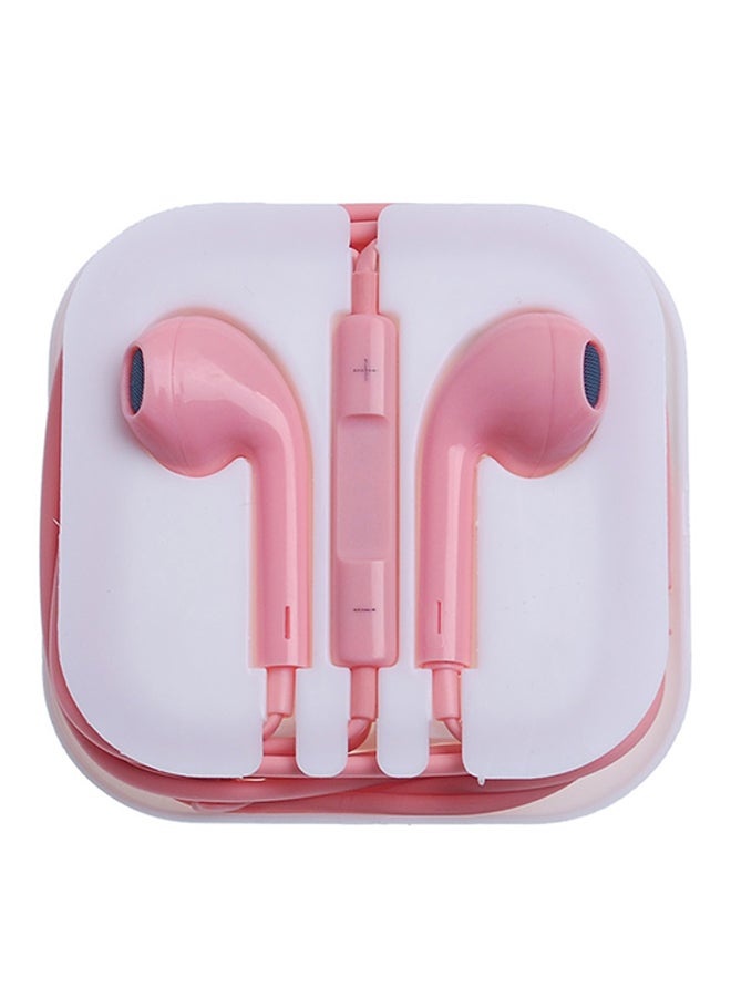 In-Ear Earphones Pink