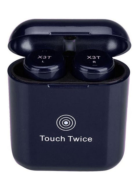 X3T Bluetooth In-Ear Earbuds Black/Blue