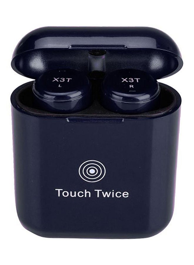 X3T Bluetooth In-Ear Earbuds Black/Blue
