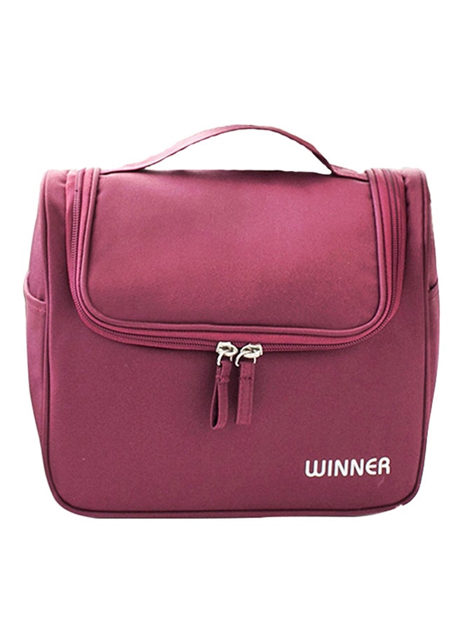 حقيبة أدوات زينة محمولة ضد الماء وردي