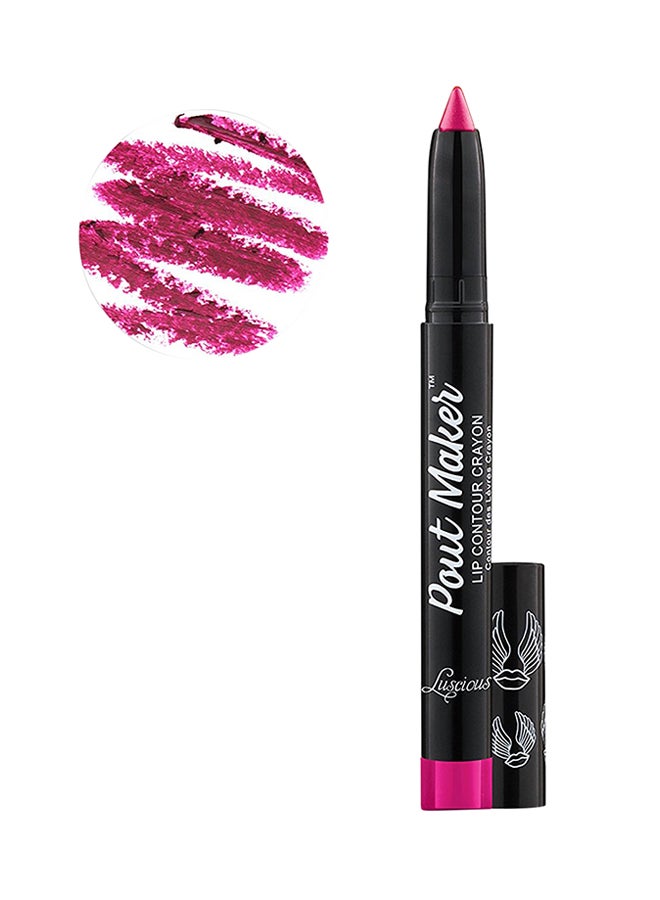 Luscious Cosmetics Pout Maker Lip Crayon Untamed