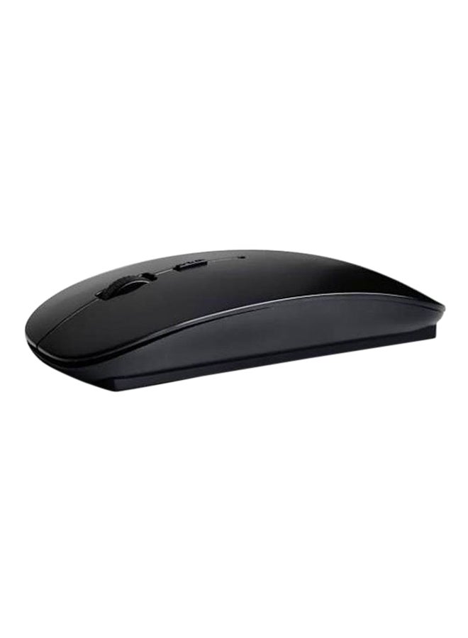 FINEC Slim Wireless Optical Mouse Black - Image 2