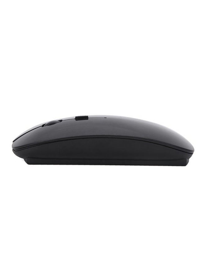 FINEC Slim Wireless Optical Mouse Black - Image 3