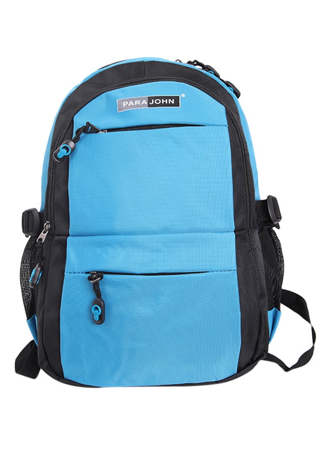 PARAJOHN - Polyester School Backpack Blue/Black - Image 1