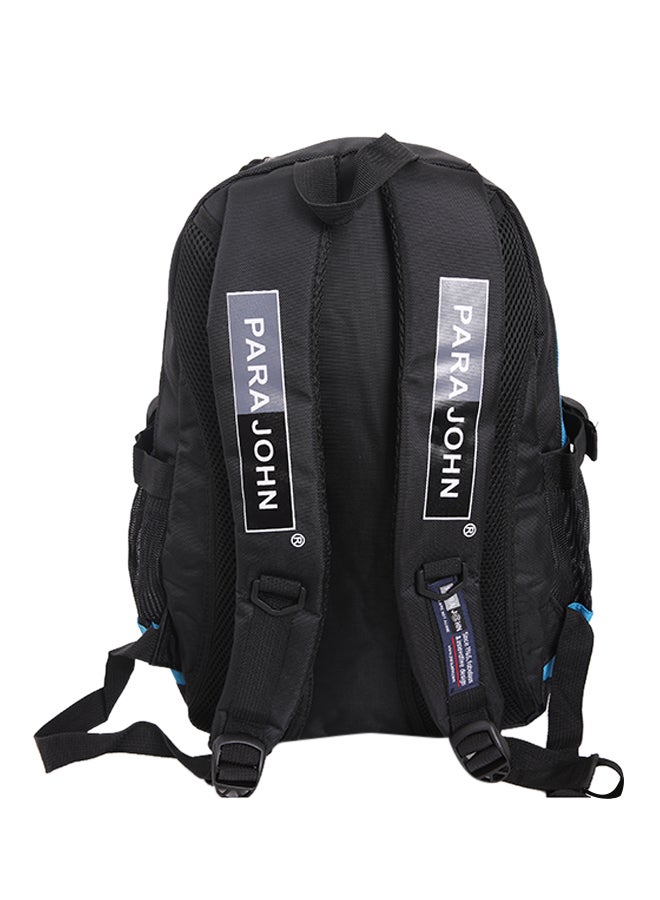 بارا جون حقيبة ظهر مدرسية من البوليستر أسود/أزرق - Image 2