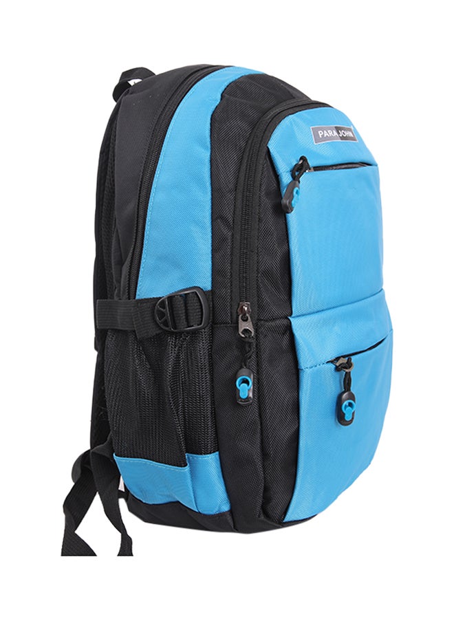 بارا جون حقيبة ظهر مدرسية من البوليستر أسود/أزرق - Image 3