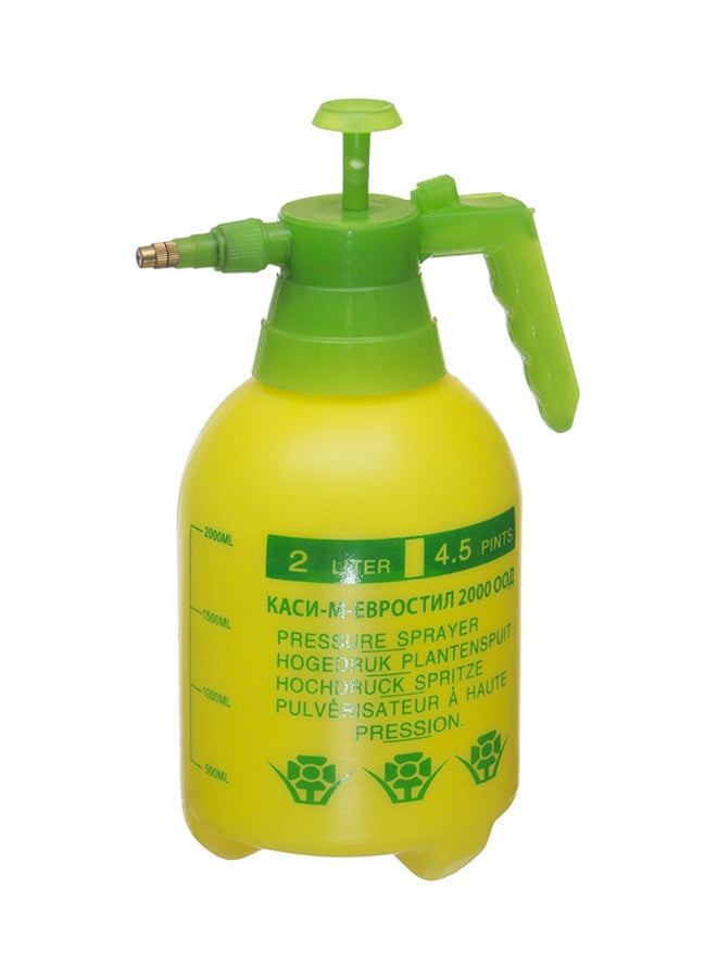 Generic Hand Pressure Sprayer Pump Yellow/Green 2Liters  - Image 1