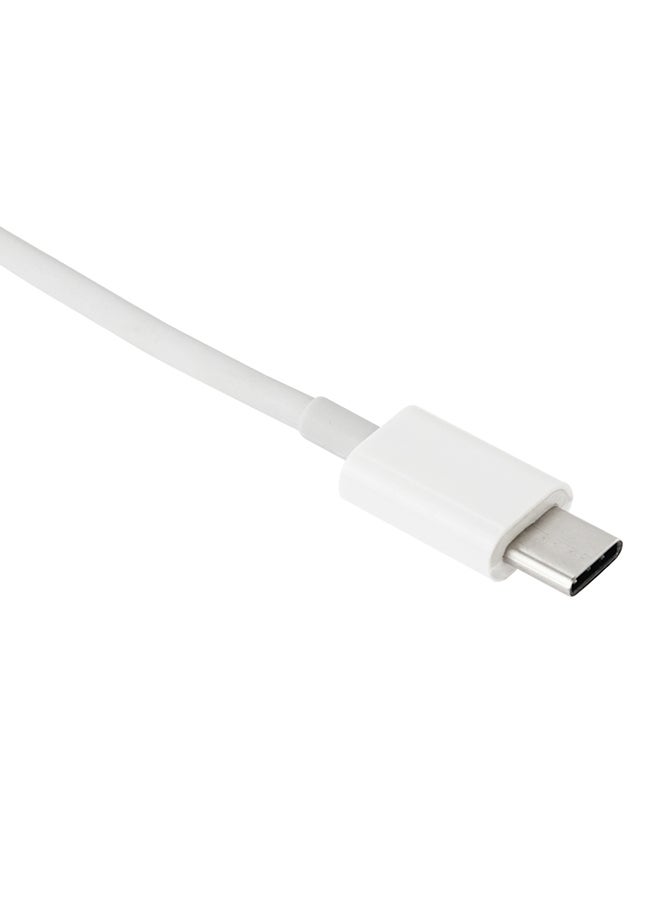 Type-C To Type-C Data Sync Cable White - Image 2
