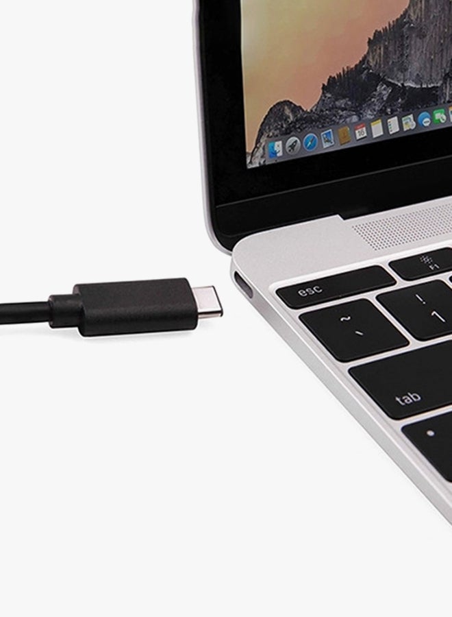 محول موزع 3.0 من Type-C إلى USB رباعي المنافذ أسود - Image 3