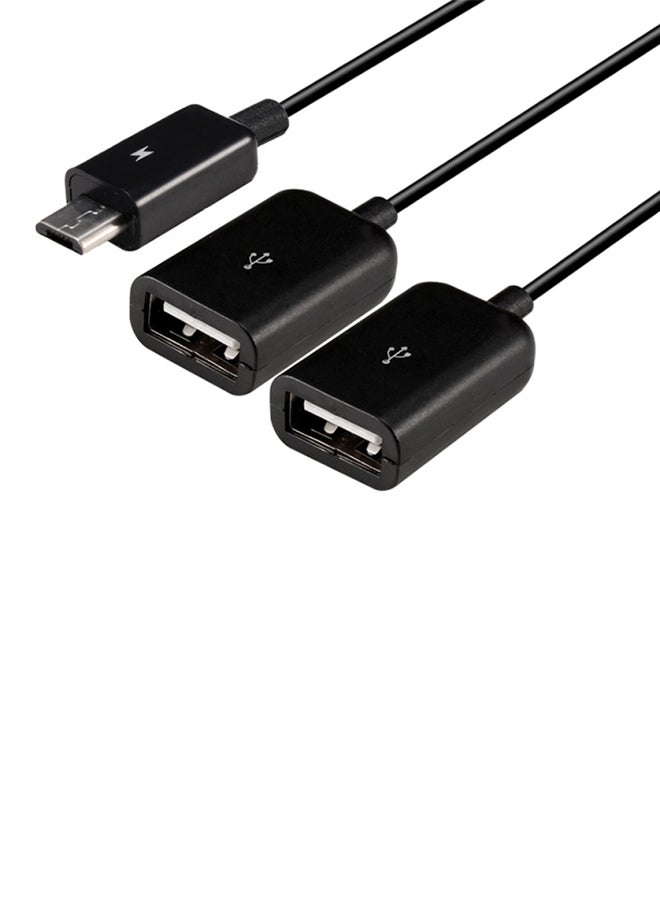 Multiport Micro USB Hub Black - Image 2