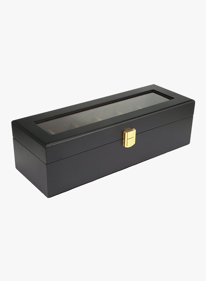 Generic - 6 Grids Wooden Watch Box Jewelry Display Storage Organizer - Image 1