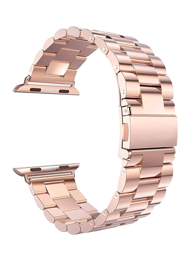 RcLigent - Replacement Band For Apple iWatch Series 1/2/3 42mm Rose Gold - Image 1