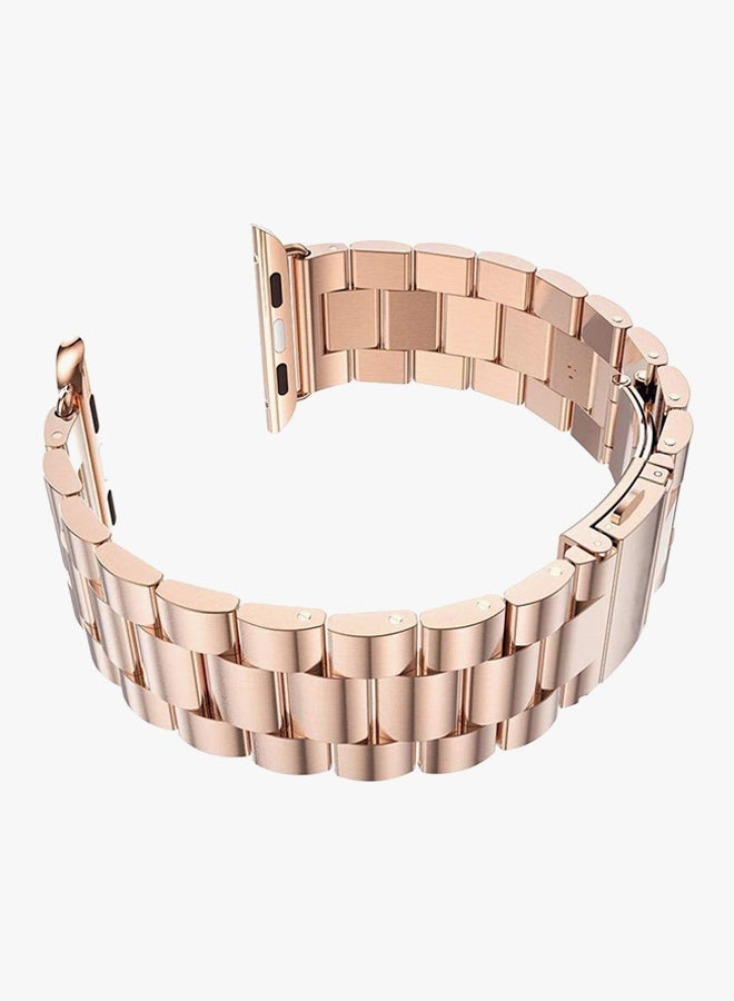 RcLigent - Replacement Band For Apple iWatch Series 1/2/3 42mm Rose Gold - Image 1