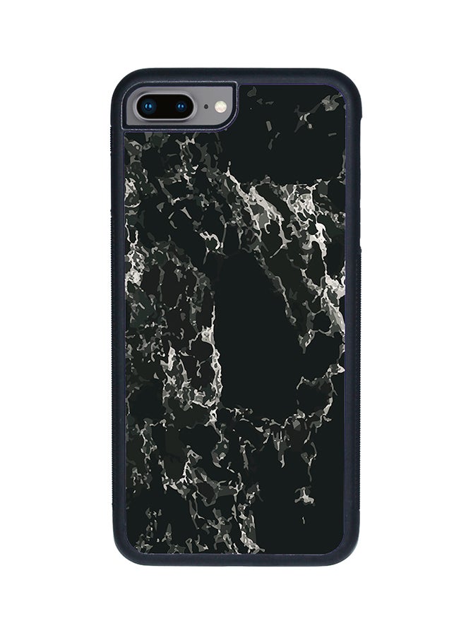 ديكالاك غطاء حماية واق لهاتف أبل آيفون 7 بلس رخام بطبعات - Image 1