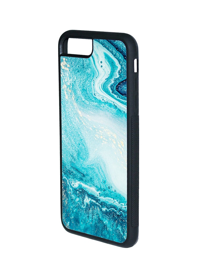 ديكالاك غطاء حماية واق لهاتف أبل آيفون 7 بلس رخام بطبعات - Image 2