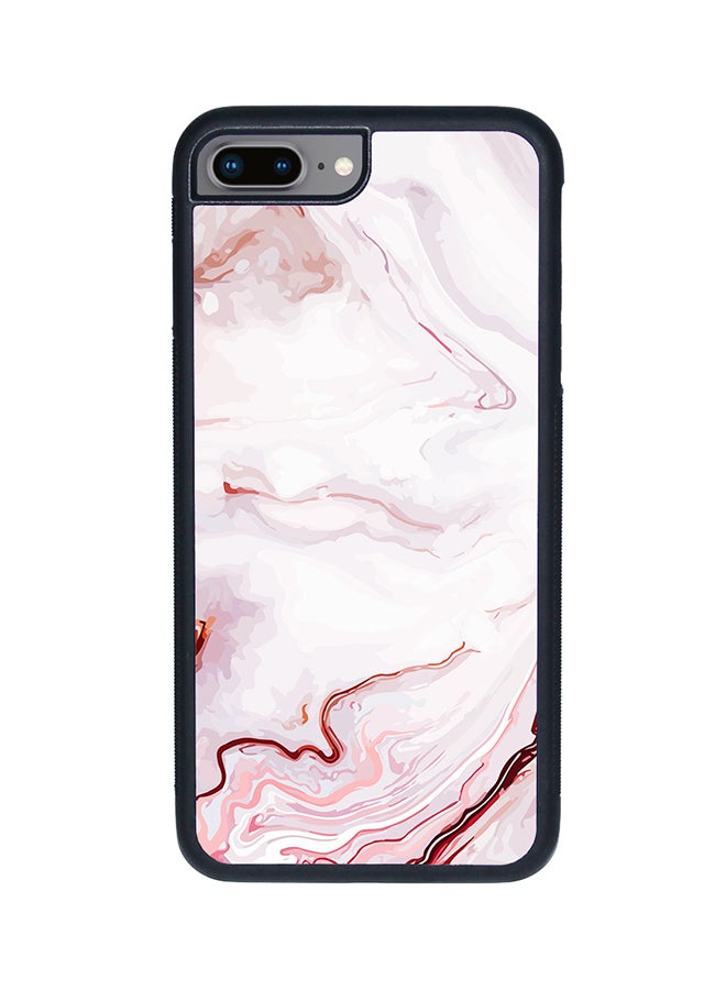 ديكالاك غطاء حماية واق لهاتف أبل آيفون 7 بلس رخام بطبعات - Image 1