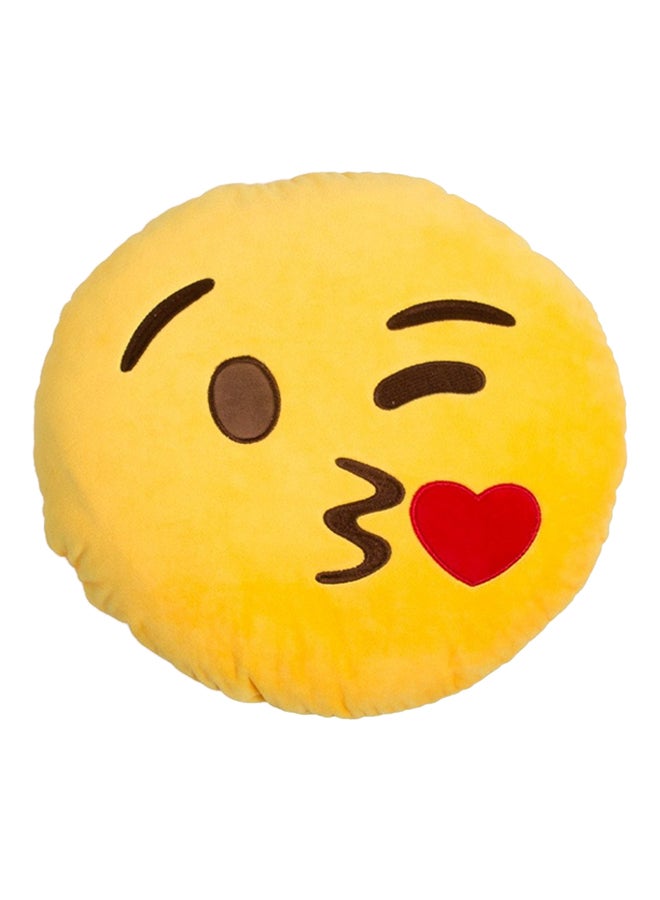 Face Smiley Pillow polyester Yellow/Red/Brown - v1532587123/N15954137A_1