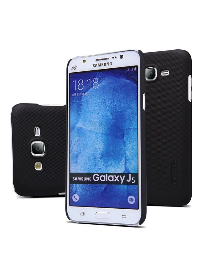 Super Frosted Shield Case Cover With Screen Protector For Samsung Galaxy J5 Black
