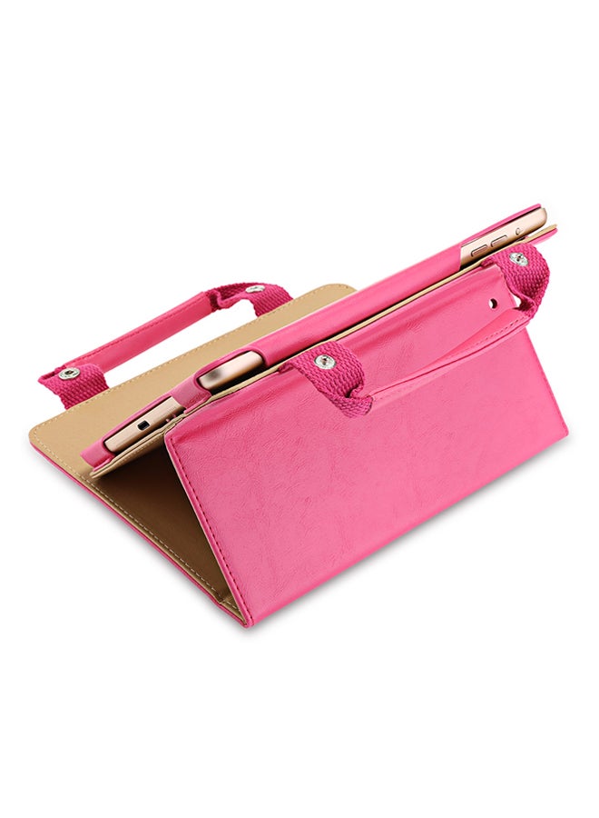 Wake Up Function Handbag Full Cover Protective Case For Apple iPad Mini 4 Pink - Image 4