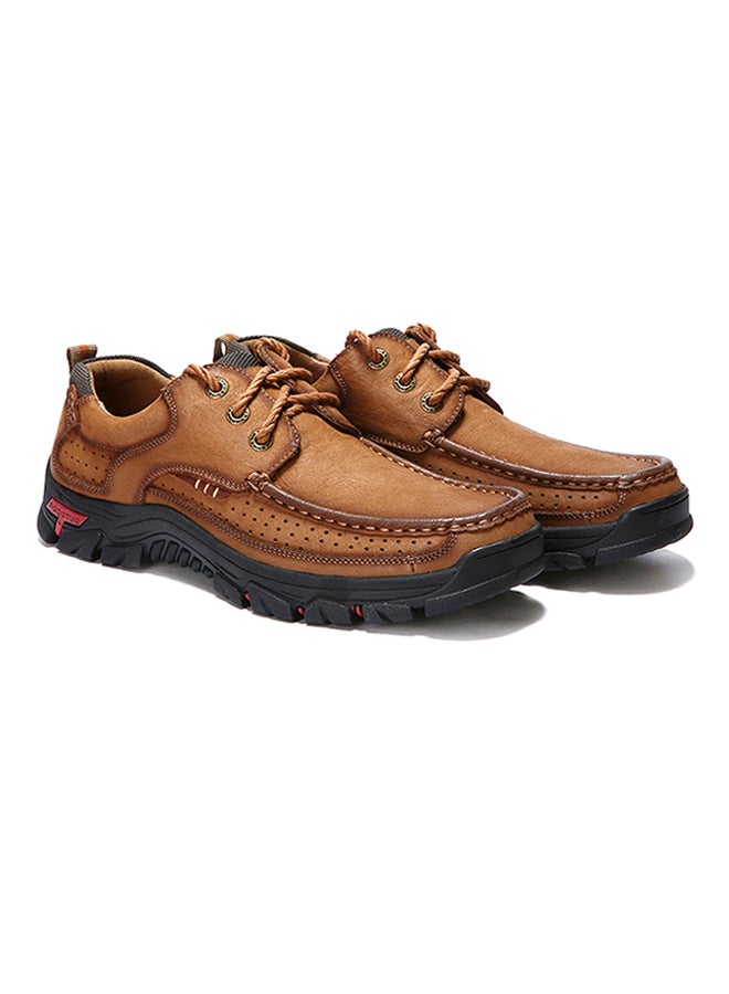 Lace Up Boots Tan  - Image 3