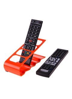 Remote Controls 4 Slot Remote Control Storage Organizer Orange 20.5x4.3x9cm  - Image 2