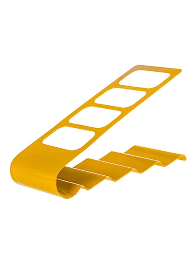 Remote Controls 4 Slot Remote Control Storage Organizer Yellow 20.5x4.3x9cm 