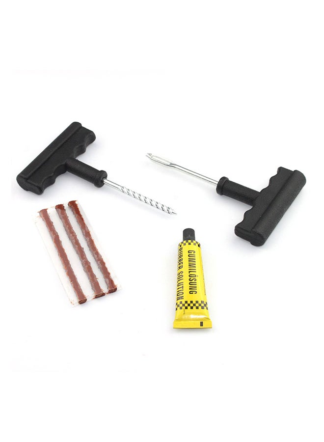 Generic - 8-Piece Car Tyre Puncture Repair Tool With Split-Eye Insert Needle Rasp Set - Image 1