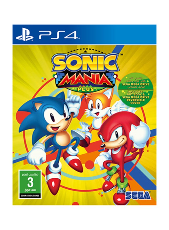 سيغا Sonic Mania Plus - الإنجليزية/العربية (إصدار المملكة العربية السعودية) - ألعاب الأركيد والمنصة - بلاي ستيشن 4 (PS4) - أركيد ومنصة - بلاي ستيشن 4 (PS4)  - Image 1