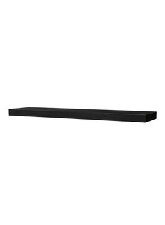 Wall Shelf Acrylic Plated With Steel Trusses Black 110x26cm