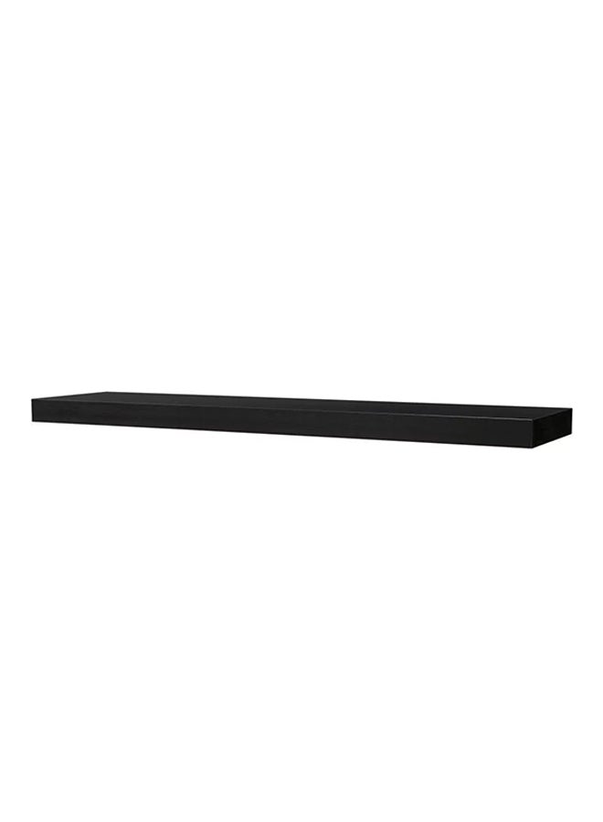 Generic - Wall Shelf Acrylic Plated With Steel Trusses Black 110x26cm - Image 1