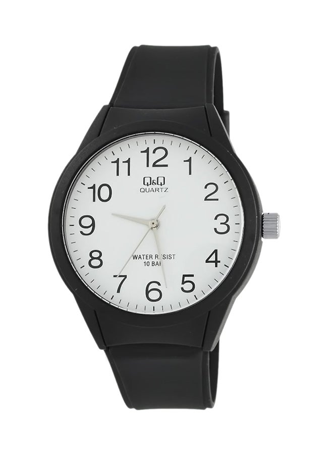 Q&Q men Water Resistant  Silicone Analog Watch VR28 002