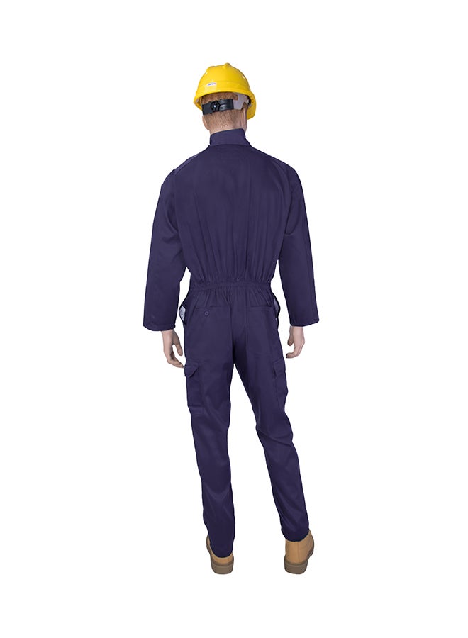 Ameriza Safety Coverall Navi Blue Large - Image 2