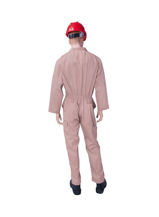 Ameriza Safety Coverall Khaki XL - Image 2