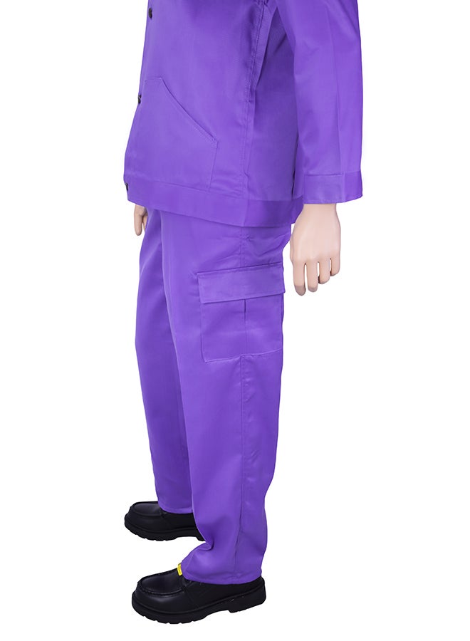Ameriza Safety Pants And Shirt Set Petrol Blue 3XL  - Image 3