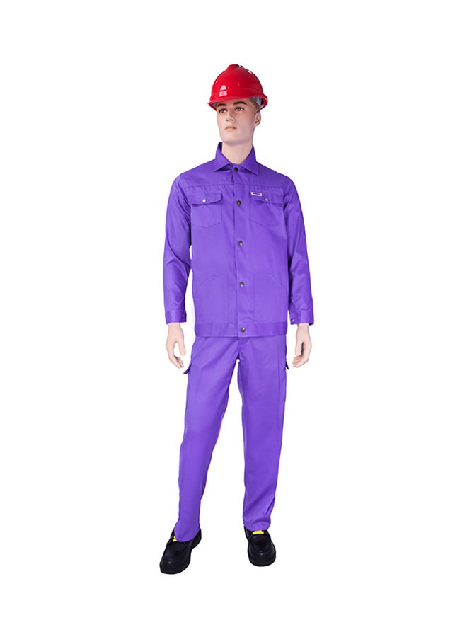 Ameriza Safety Pants And Shirt Set Petrol Blue 4XL  - Image 1
