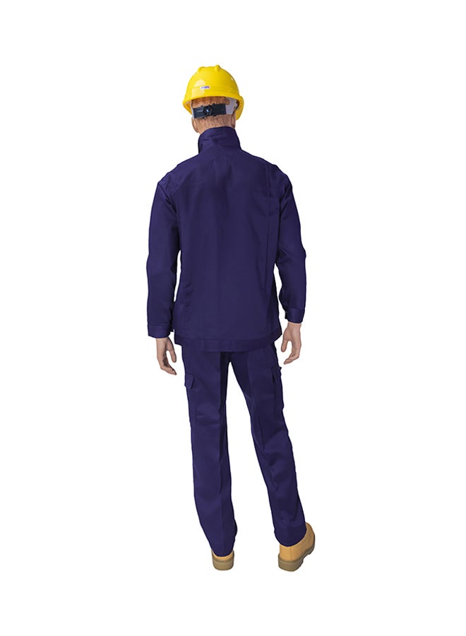 Ameriza Safety Pants And Shirt Set Navi Blue Small - Image 2