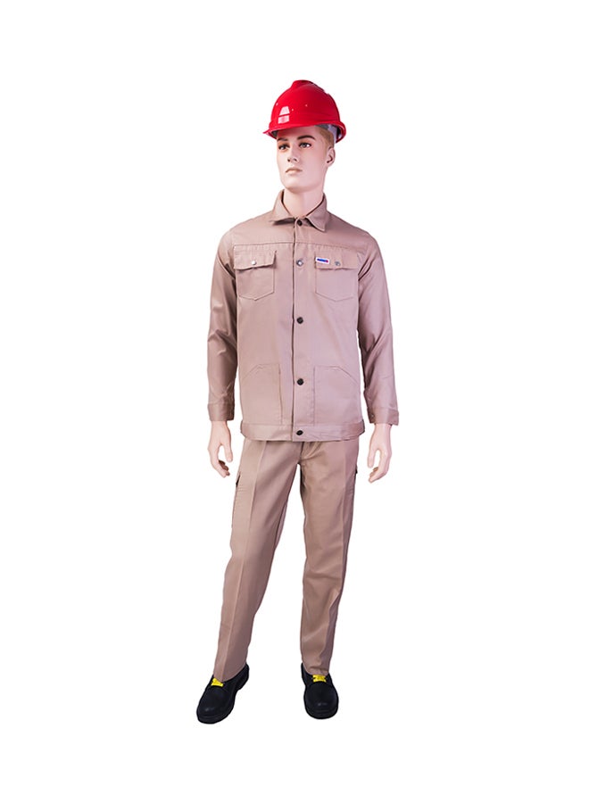 Ameriza Safety Pants And Shirt Set Khaki 2XL  - Image 1