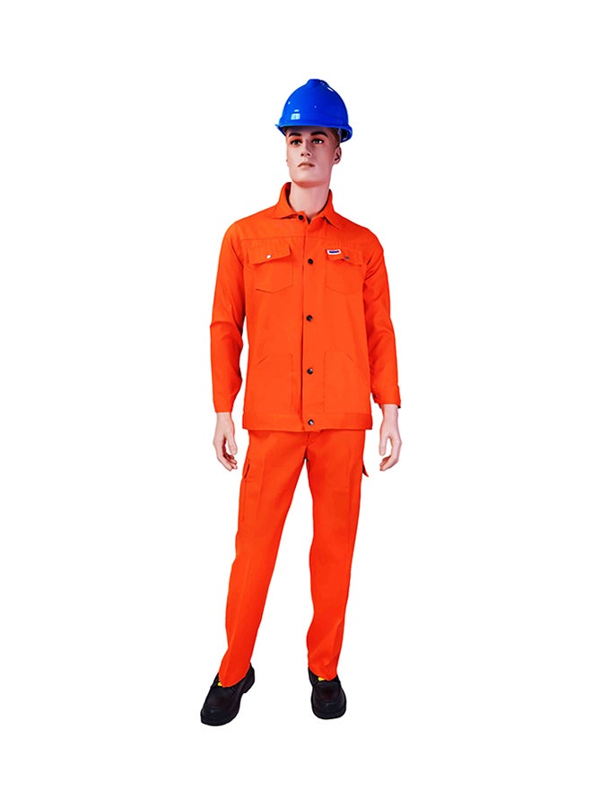 Ameriza Safety Pants And Shirt Set Orange 4XL - Image 1