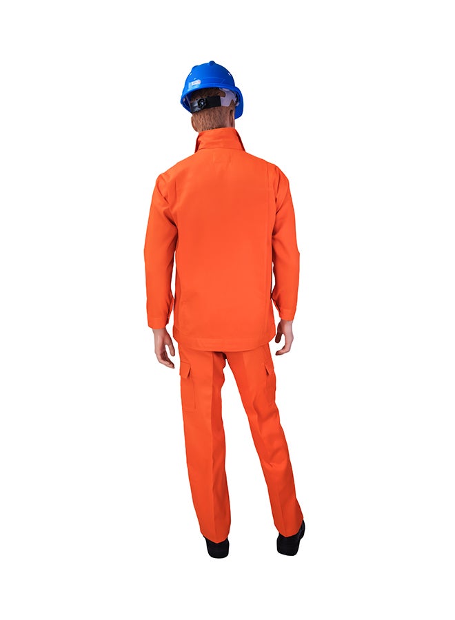 Ameriza Safety Pants And Shirt Set Orange 4XL - Image 2